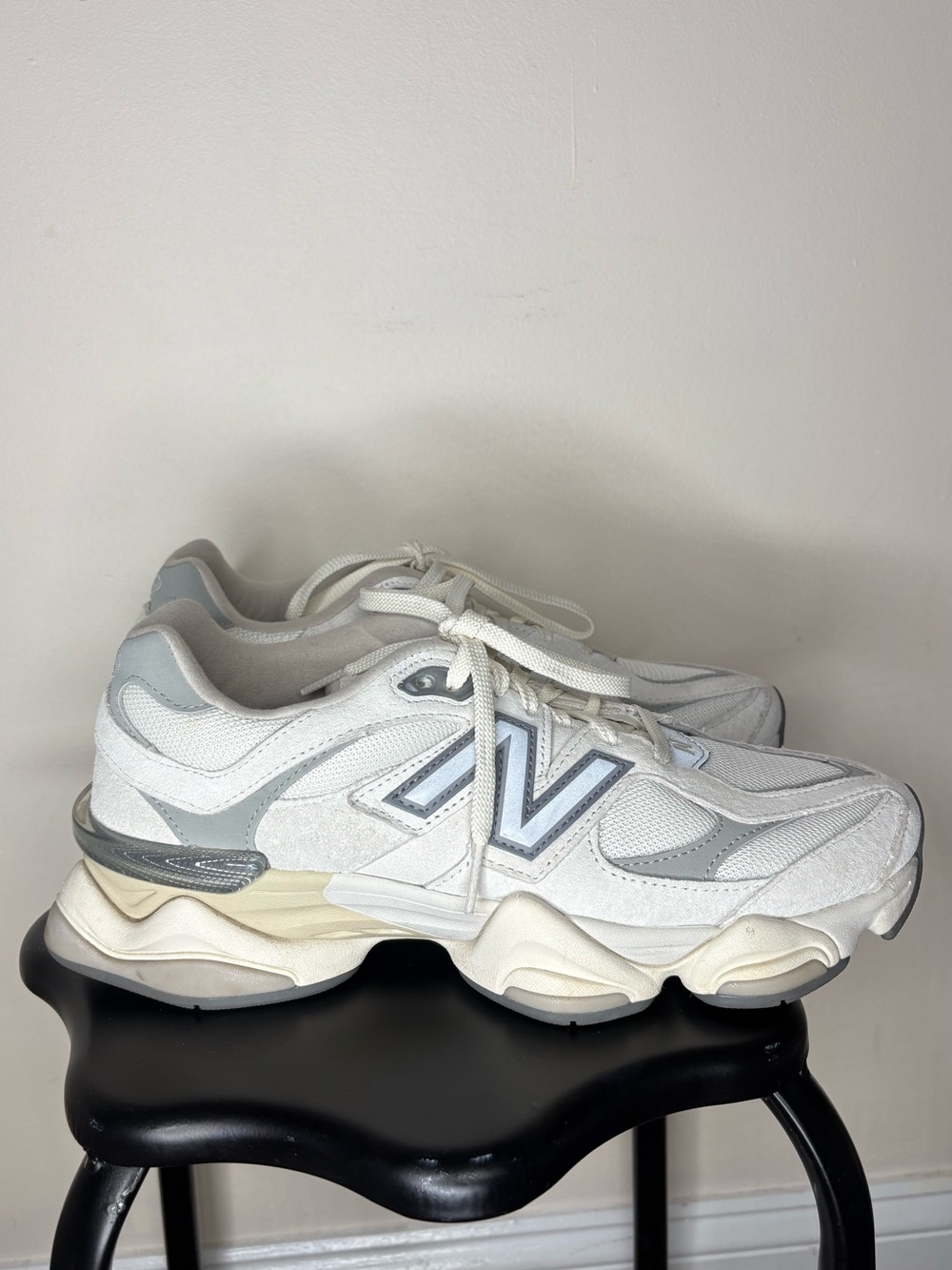 New Balance 9060 Sea Salt Concrete Sneakers